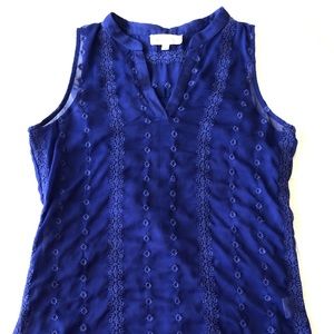 Blue Olive and Oak Tank